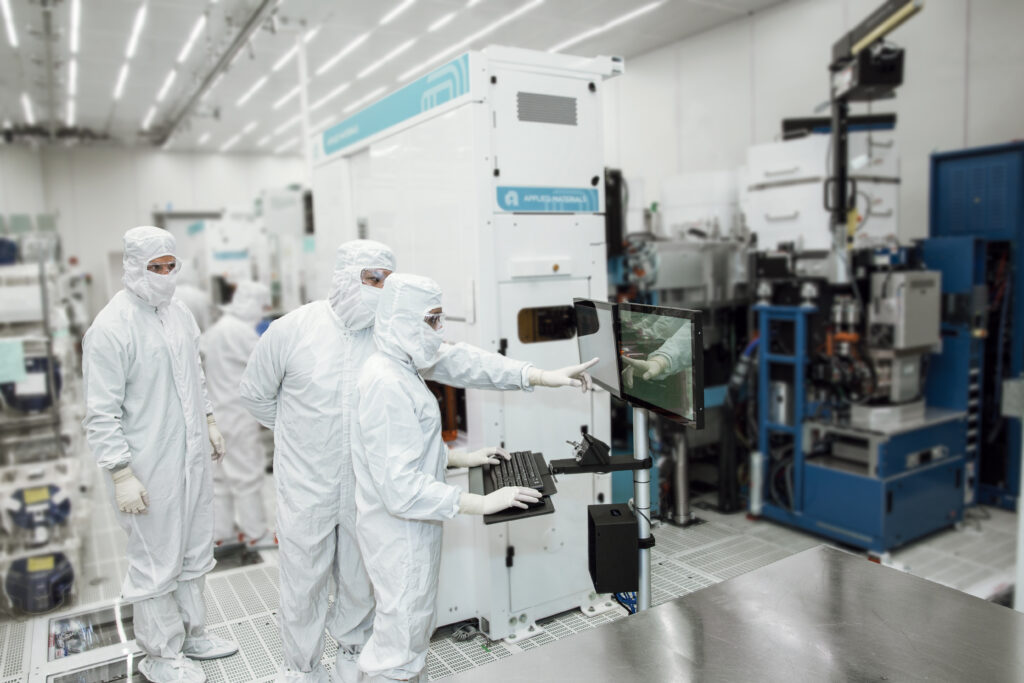 Applied Materials semiconductor manufacturing clean room