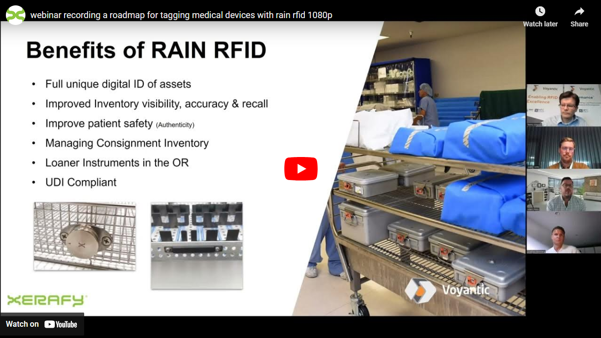 inar Voyantic x Xerafy A Roadmap For Tagging Medical Devices With