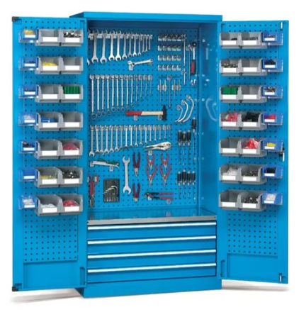 Cabinet-with-tools-1-422x440 RFID-Enhanced Tool Management Program: Increasing Industrial Efficiency with Smart Cabinets
