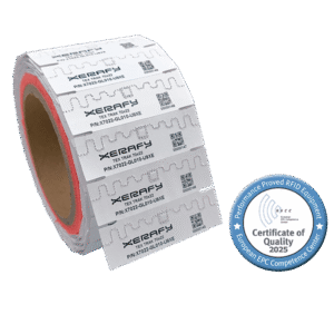 Xerafy 70x22 Roll RFID Laundry Tag for Textile