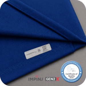 Compact Fabric RFID Laundry Tag