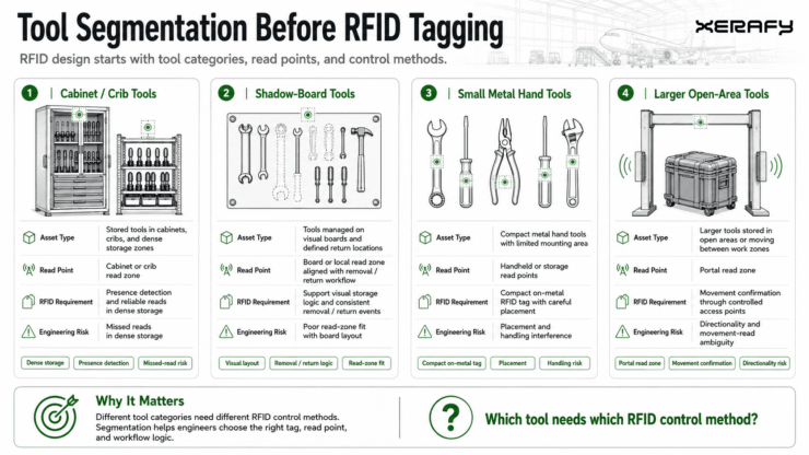 rfid-tool-segmentation-aerospace-mro-tool-control-xerafy-1-740x416 How Avianor Uses RFID Tool Control Across Aerospace MRO Cabinets, Cribs, and Portals