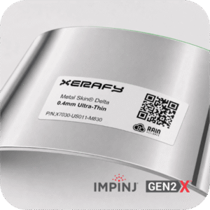 Metal Skin Delta RFID Label Prints on Standard RFID Printers